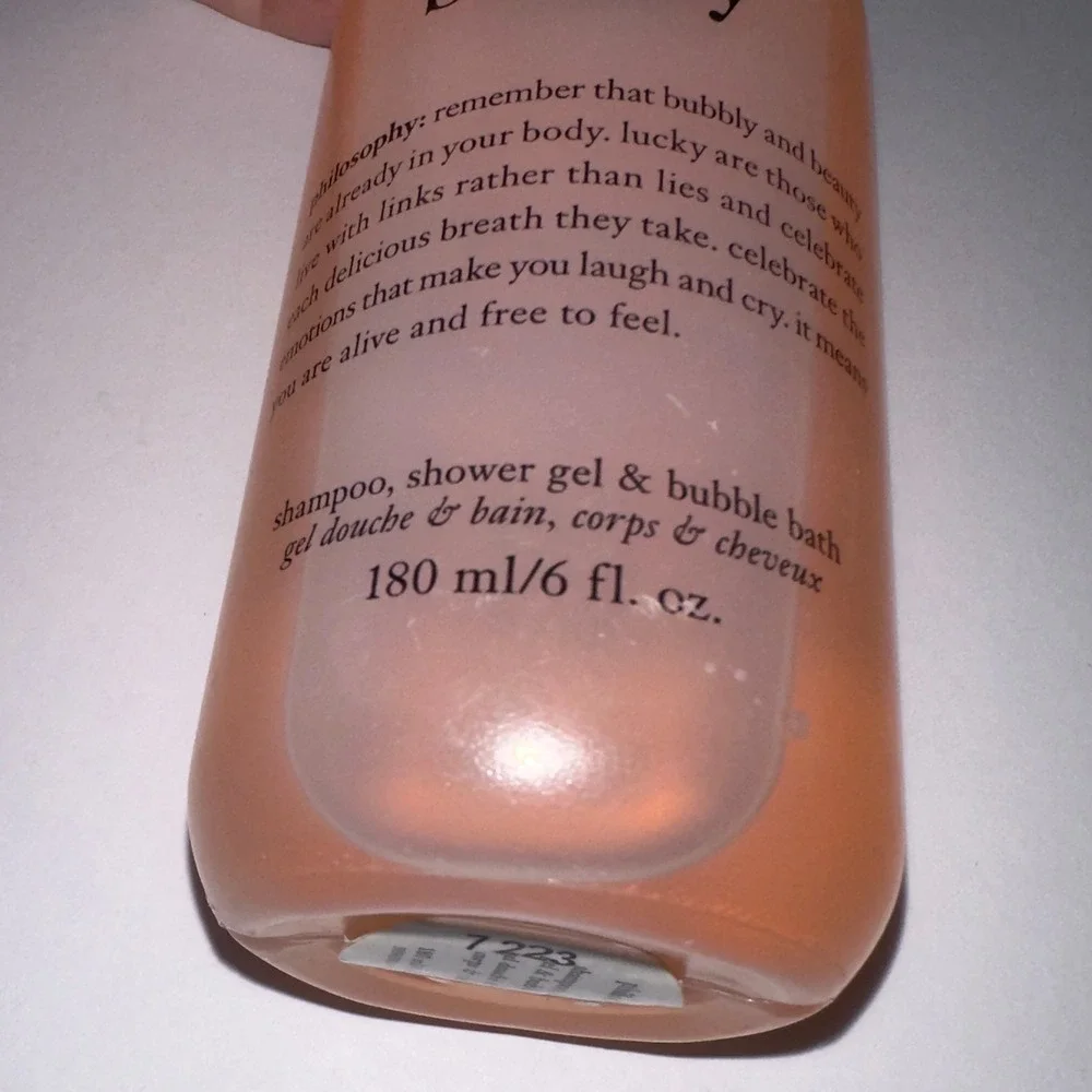 Philosophy Bubbly Shampoo Shower Gel &‎ Bubble Bath 6 fl oz